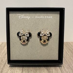 Bauble Bar Minnie Mouse Stud Earrings